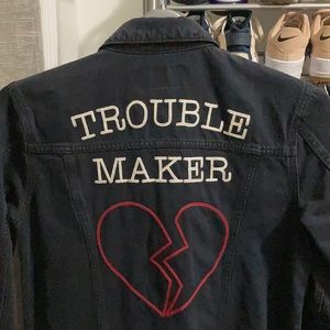 LUCKY BRAND TROUBLE MAKER DENIM JACKET